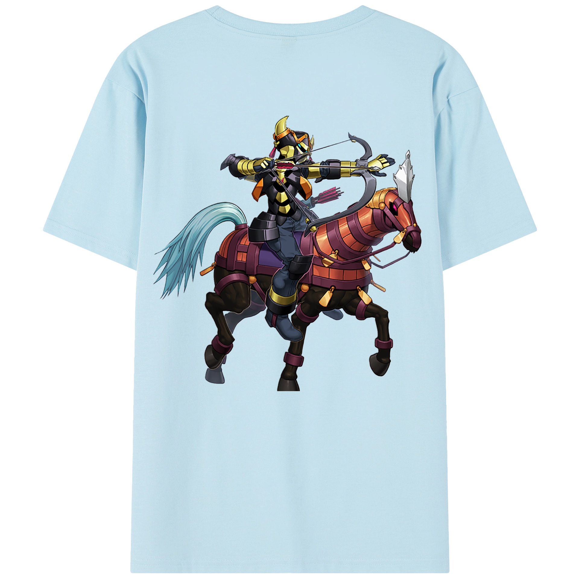 （画像用） 遊☆戯☆王 Yu-Gi-Oh! 綿100％半袖Tシャツ（背面プリント）